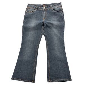 Crest Womens Flare Leg Jeans Dark Wash size 19/20